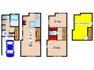 仮)東生田邸の物件間取画像